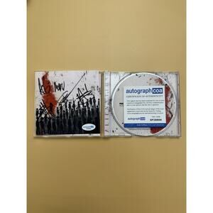 SIGNED Three Days Grace Alienation CD Autograph All Members ACOA SP28806